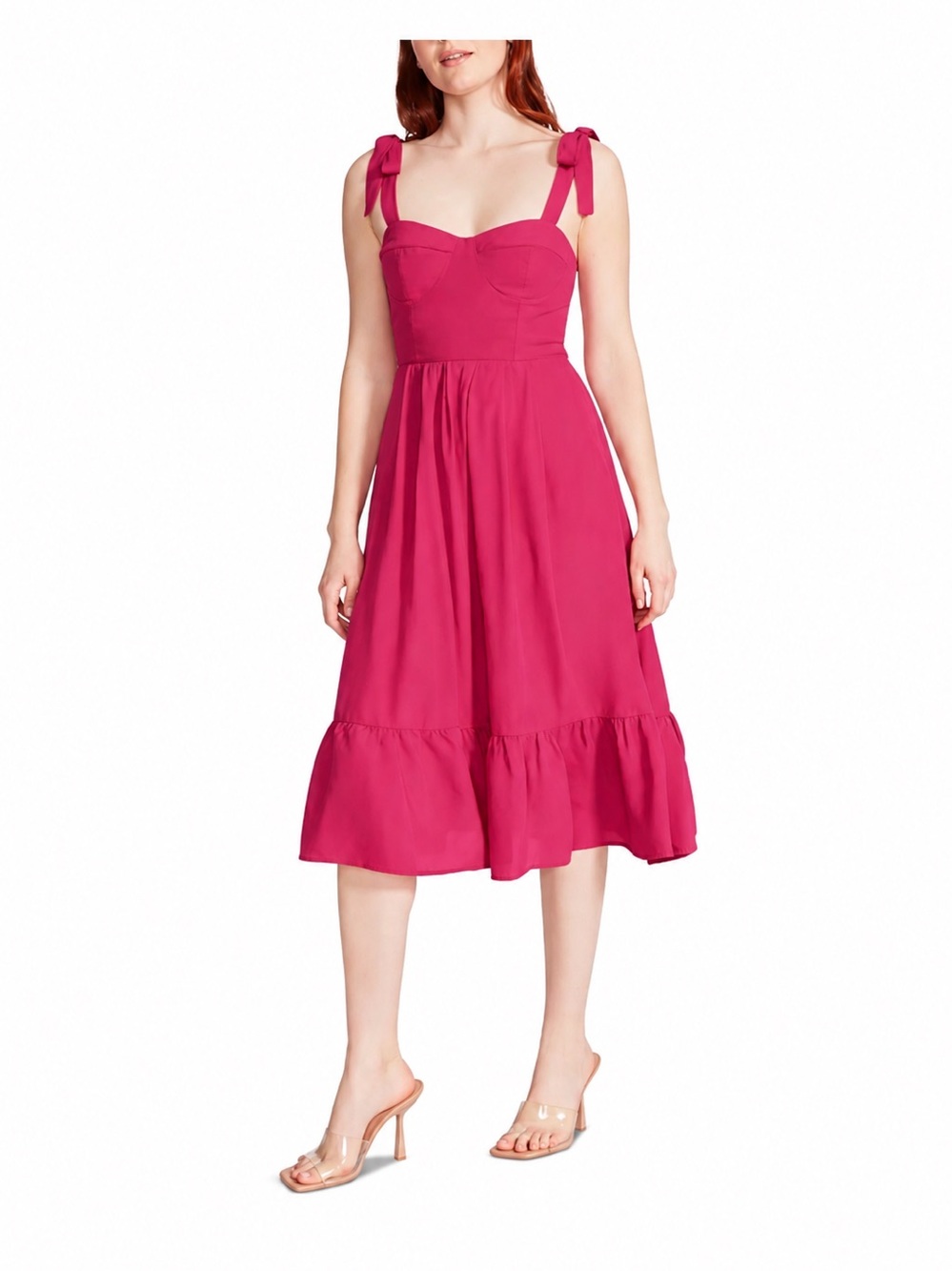 Steve Madden Pink Dress the Sophia Rose Dress Pink Glo size 2